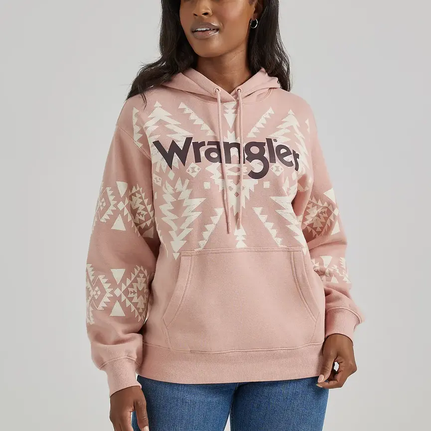 Southwest Kabel Hoodie in Pink Geo