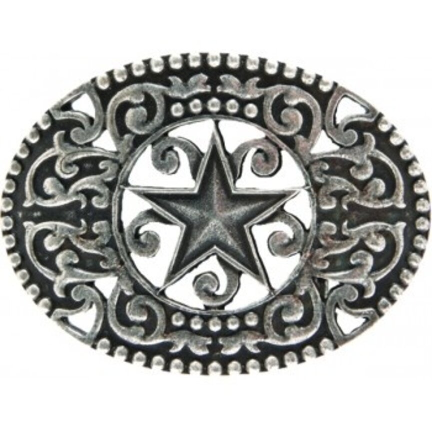 STAR & SCROLL FILAGREE BUCKLE