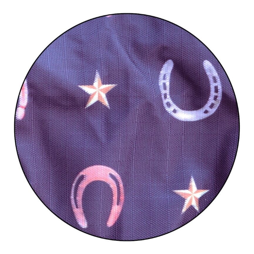 1200D HORSESHOES & STARS GROOMING TOTE