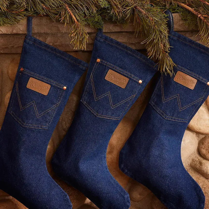 Denim Christmas Stocking