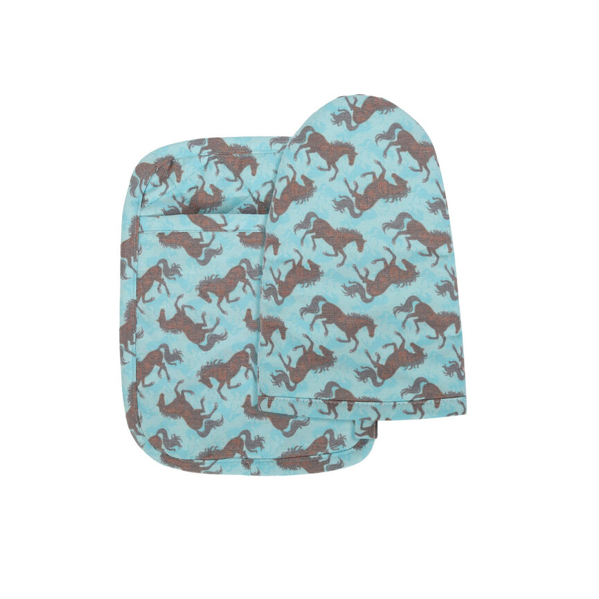 Oven Mitt and Pot Holder Set