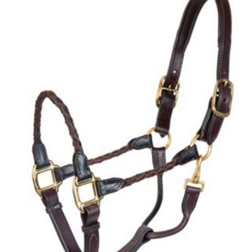 BROMONT BRAIDED LEATHER HALTER