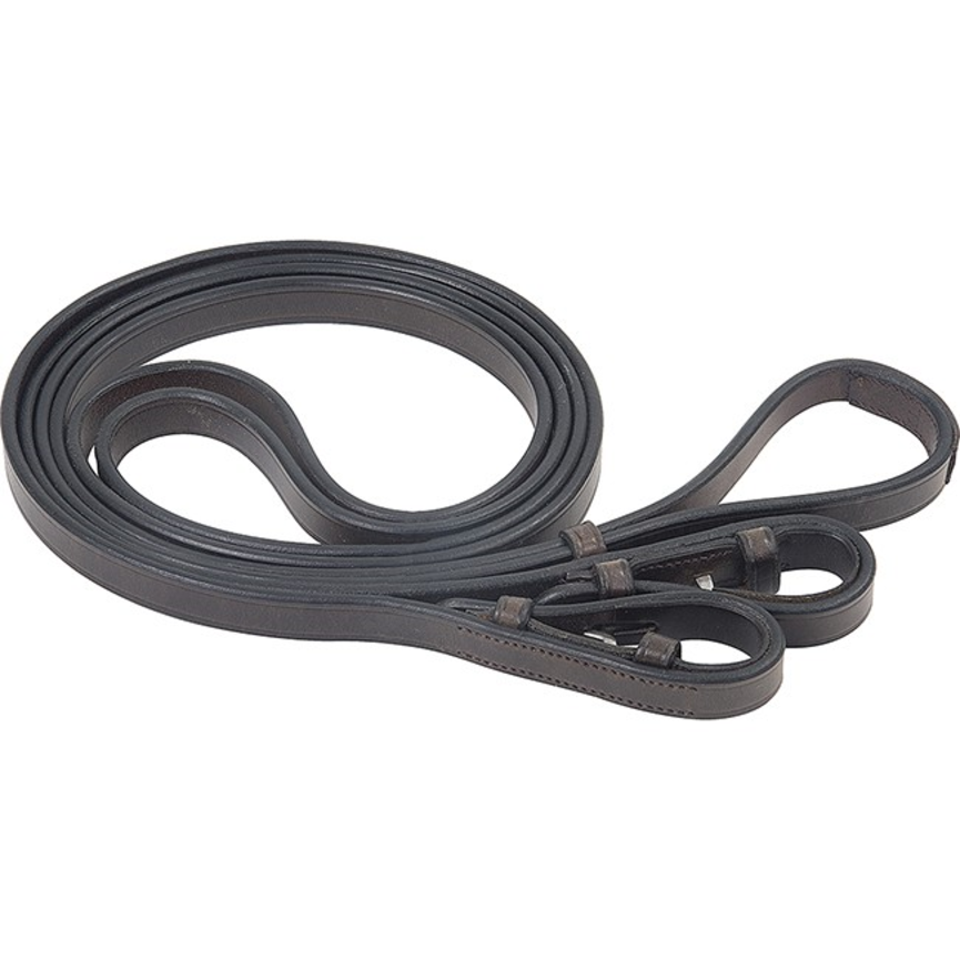 Platinum Flat Curb Rein 1/2" X 57"