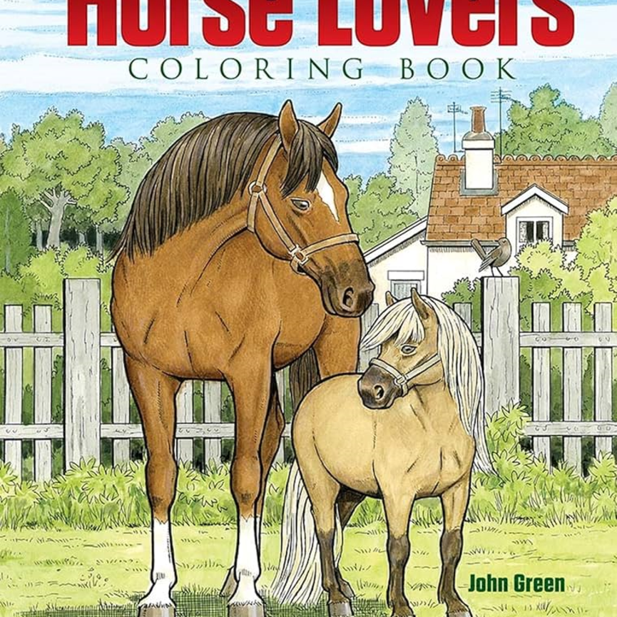 Horse Lover's Colouring Book