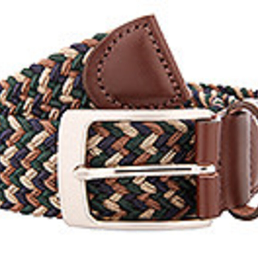 BRAIDED STRETCH WEB BELT
