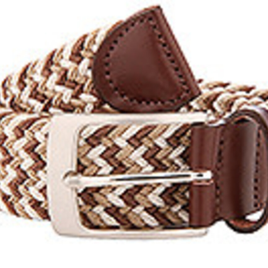 BRAIDED STRETCH WEB BELT
