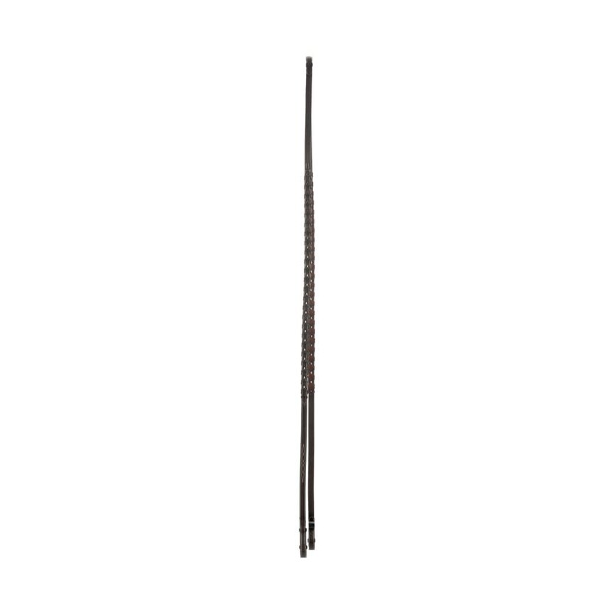 Equinavia Valkyrie Rubber Lined Laced Reins - Chocolate Brown
