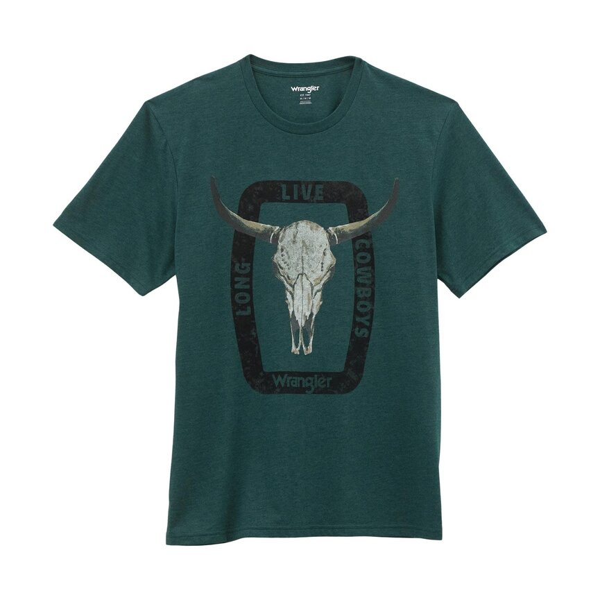 Graphic Short Sleeve T-shirt - Regular Fit - Sea Moss Heather
