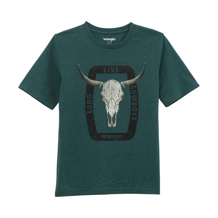 Boys Short Sleeve T-Shirt - Sea Moss Heather