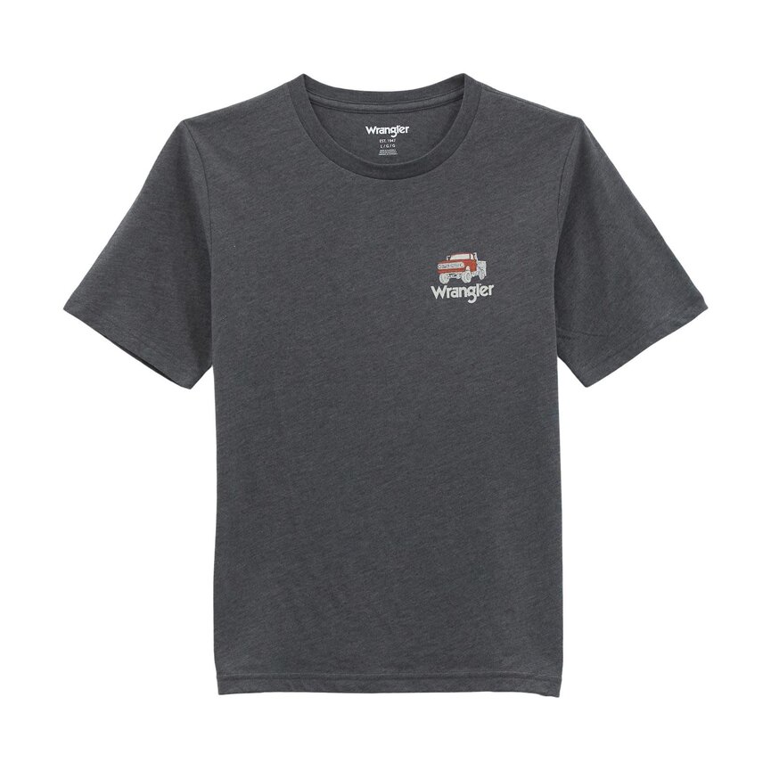 Boys Short Sleeve T-Shirt - Asphalt Heather
