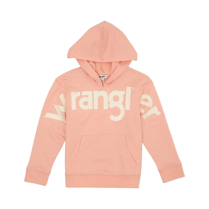 Kid's Western Pullover Hoodie - Pink