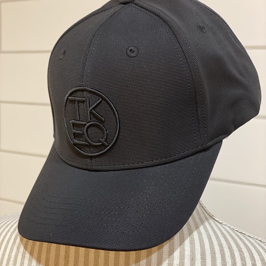 TKEQ BLACK BASEBALL HAT