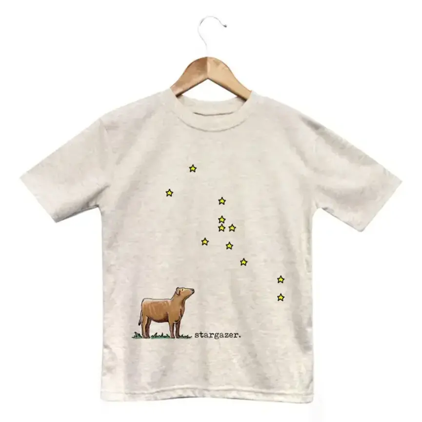 "Stargazer Cow" Toddler/Youth Tee