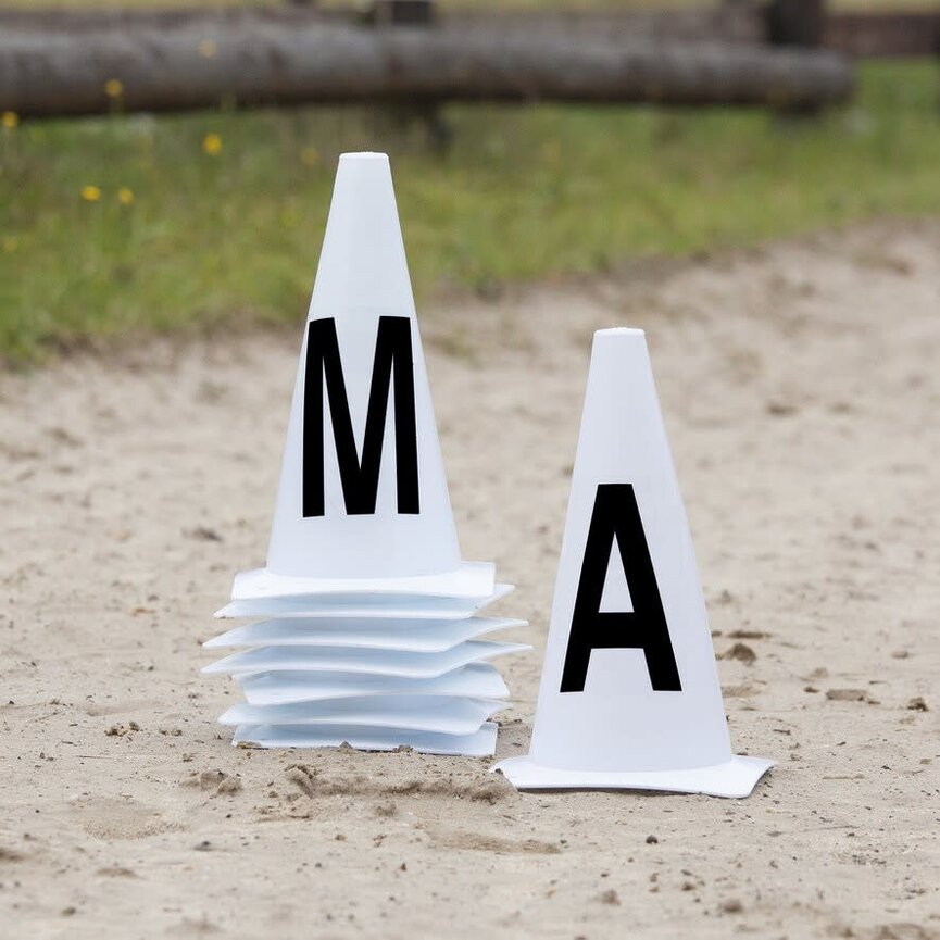 Plastic Dressage Cones - Set of 8