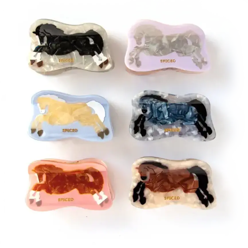 Prancing Pony Hair Clip