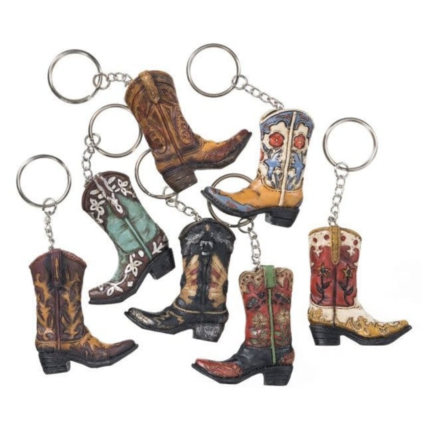 Cowboy Boot Keychains