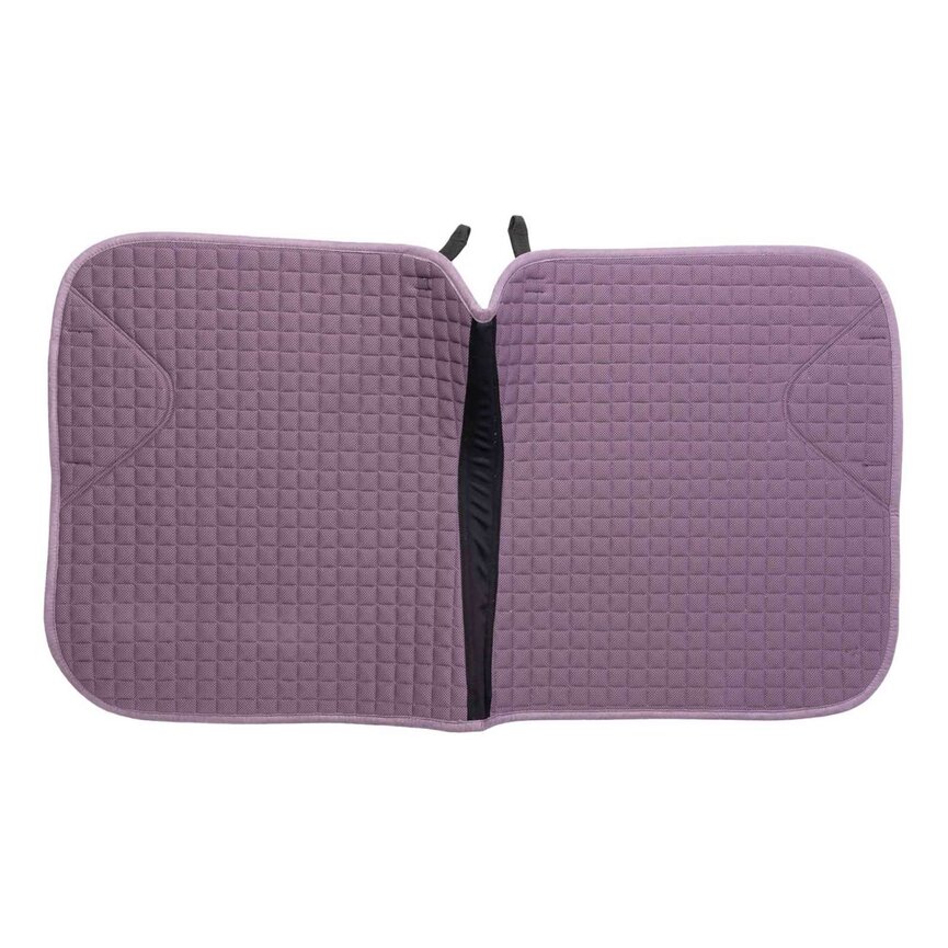 Cooling Dressage Saddle Pad - Black Plum