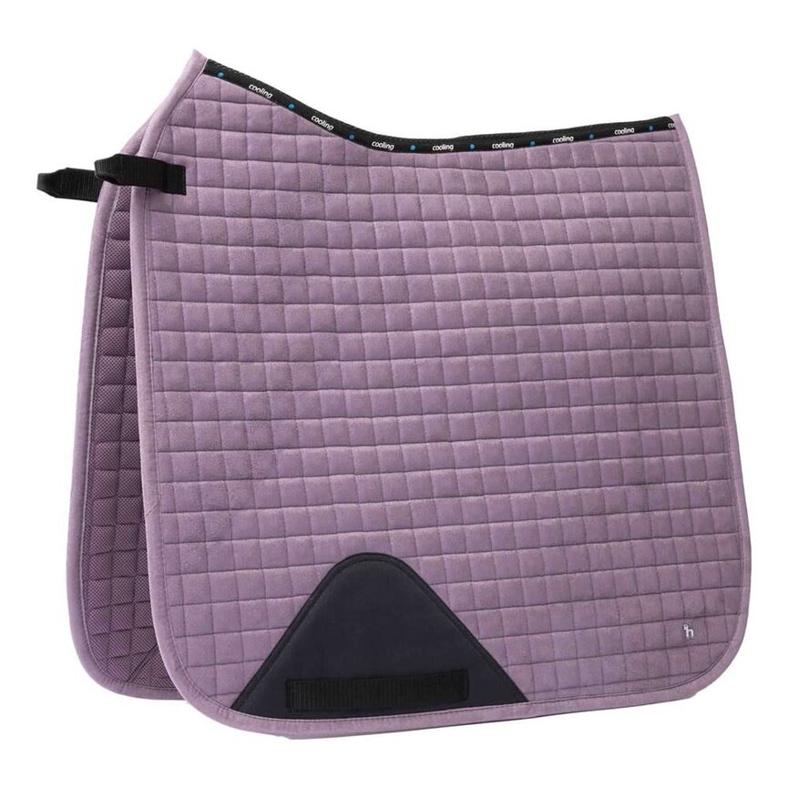 Cooling Dressage Saddle Pad - Black Plum