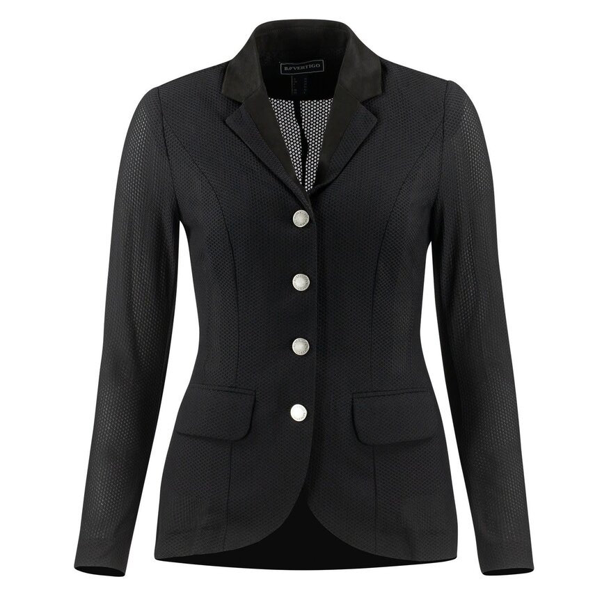 Gabrielle Womens Mesh Show Jacket - Black