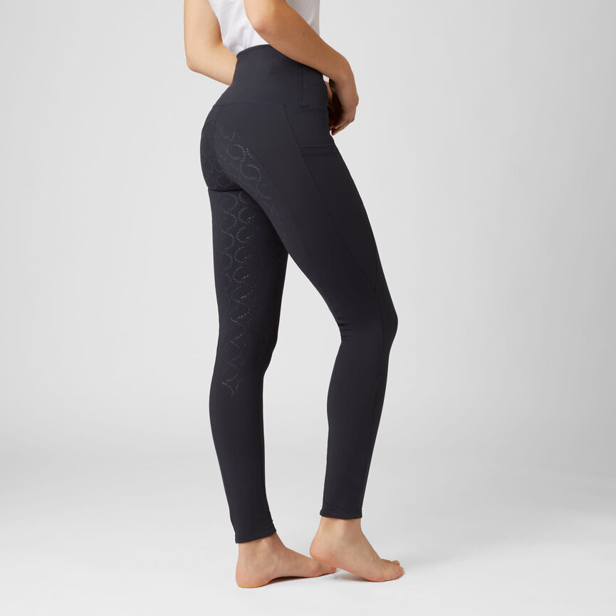 Gillian Womens Silicone Full Seat Tights - Dark Navy