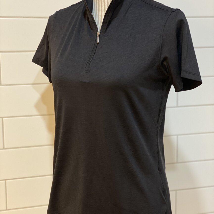 Mari Kids NordicAir Short Sleeve Sun Shirt - Black