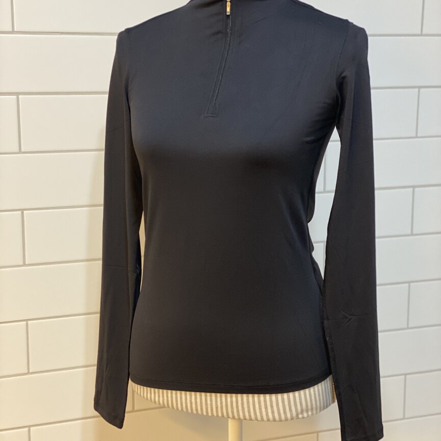 Kari Womens NordicAir Long Sleeve Sun Shirt - Black