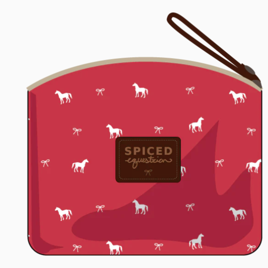 PONY PRINT MAKEUP BAG