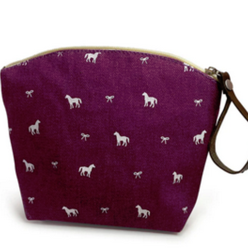 PONY PRINT MAKEUP BAG