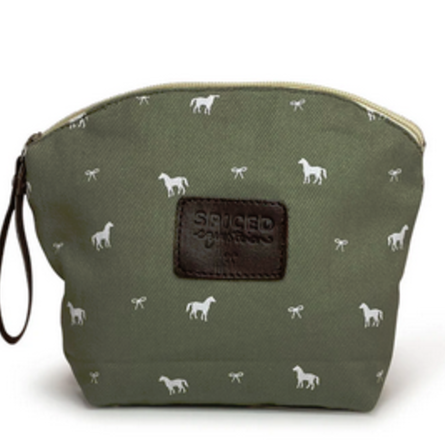 PONY PRINT MAKEUP BAG