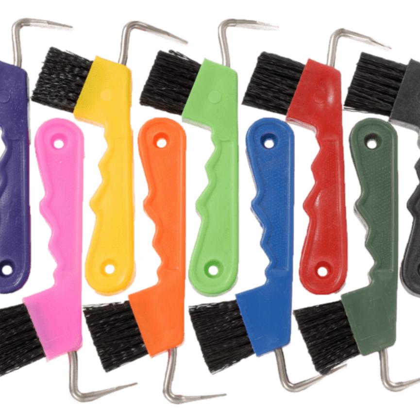 Tough 1 - Grip Hoof Pick with Brush