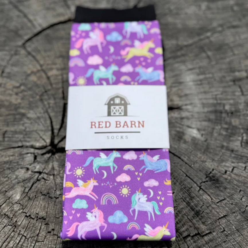RED BARN SOCKS PETITE/YOUTH SIZE