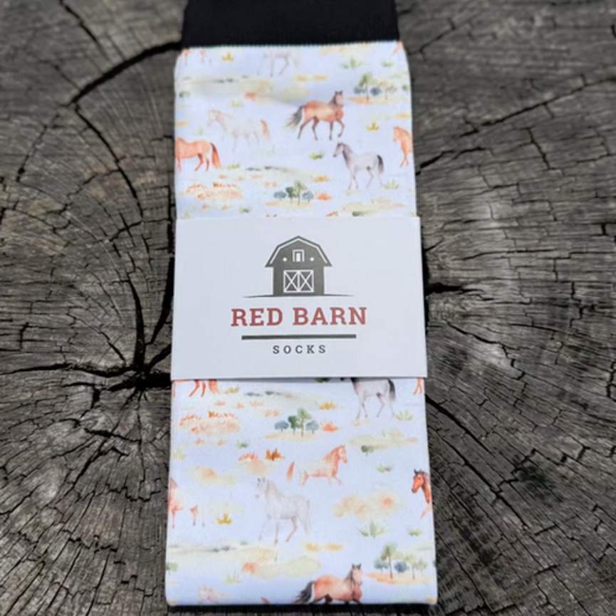 RED BARN SOCKS PETITE/YOUTH SIZE