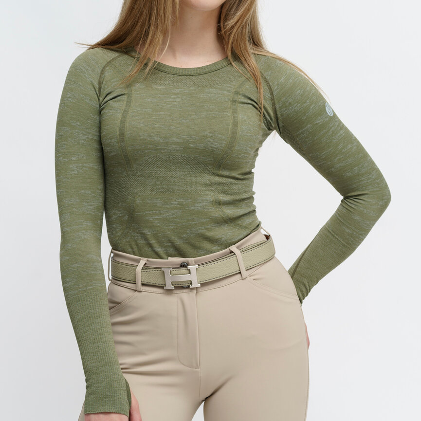 KENNEDY SEAMLESS LONG SLEEVE IN WALL STREET CAMO