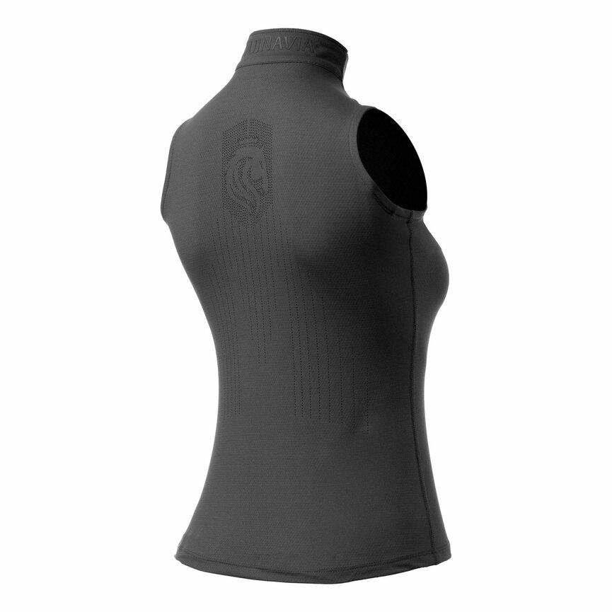 Kari Womens NordicAir Sleeveless Sun Shirt - Black