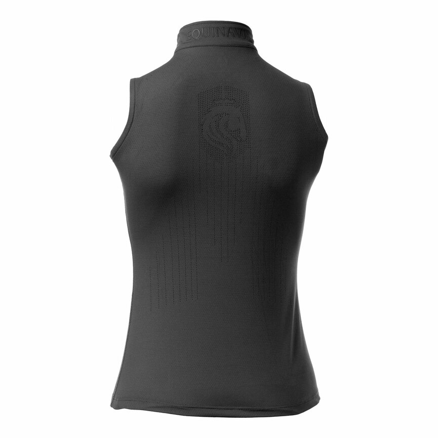Kari Womens NordicAir Sleeveless Sun Shirt - Black