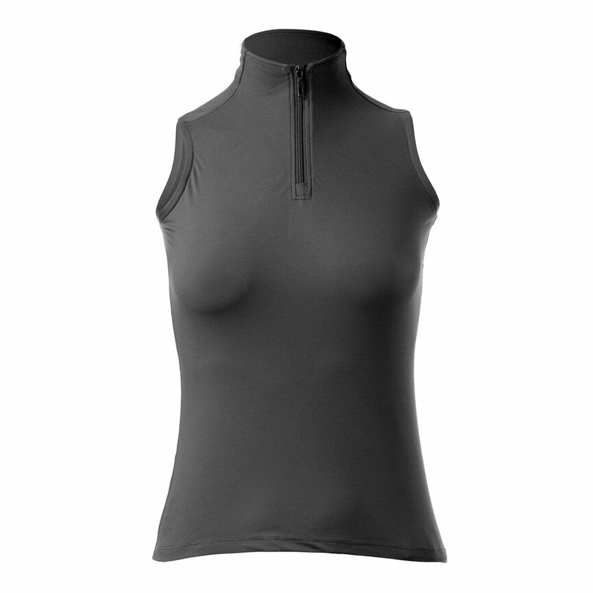 Kari Womens NordicAir Sleeveless Sun Shirt - Black