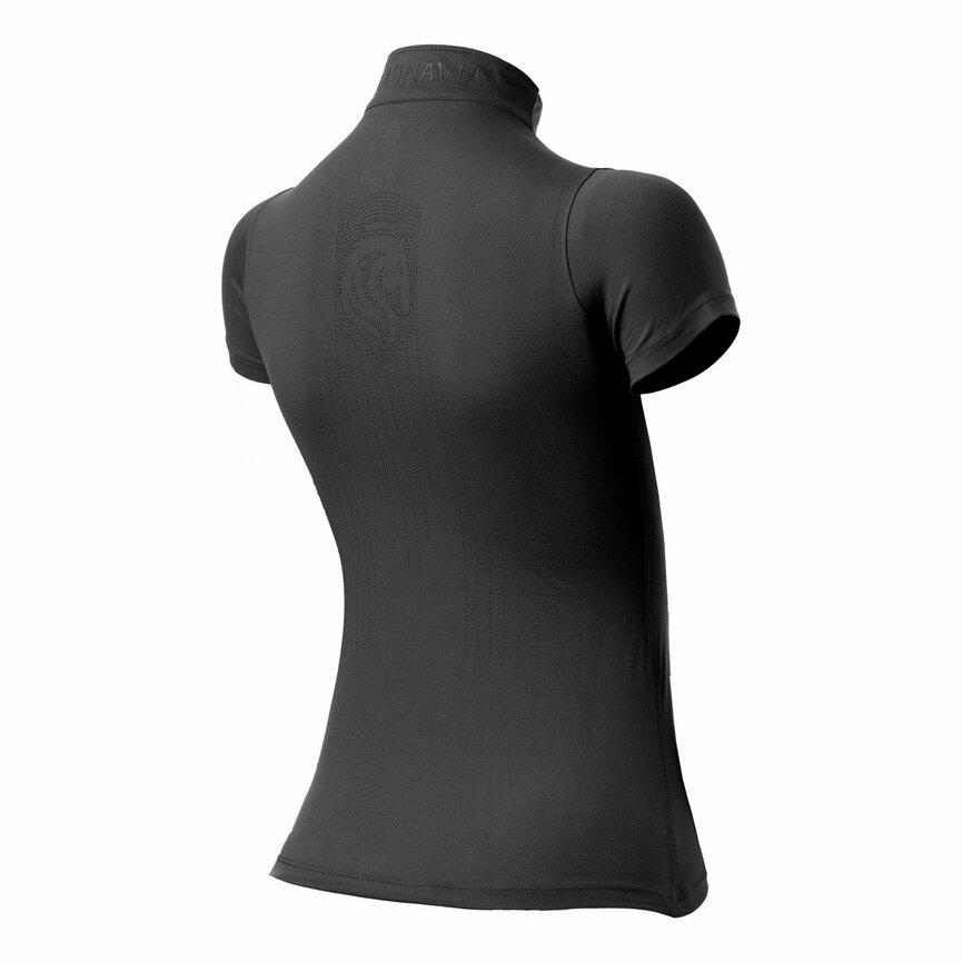Kari Womens NordicAir Short Sleeve Sun Shirt - Black
