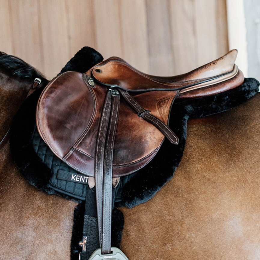 Saddle Pad Hunter vegan sheepskin jumping