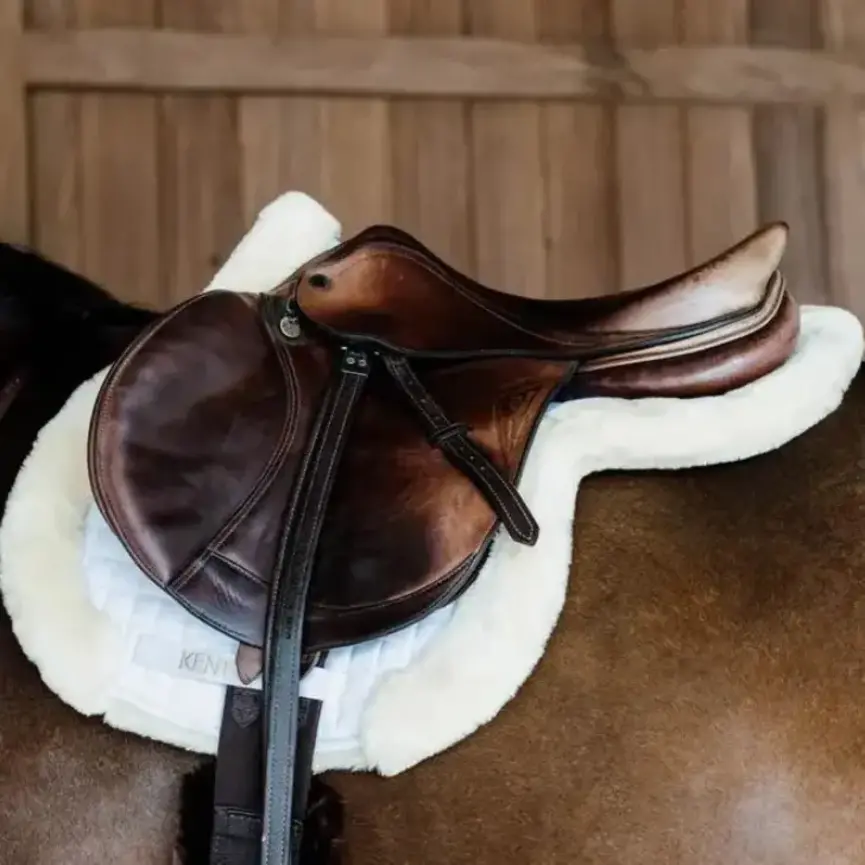 Saddle Pad Hunter vegan sheepskin jumping