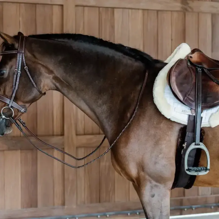 Saddle Pad Hunter vegan sheepskin jumping