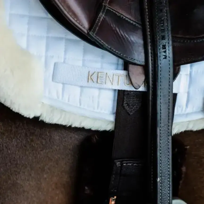 Saddle Pad Hunter vegan sheepskin jumping