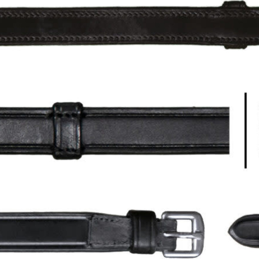 5/8 Hunter Reins With 7 Leather Loops (Without Stopper)