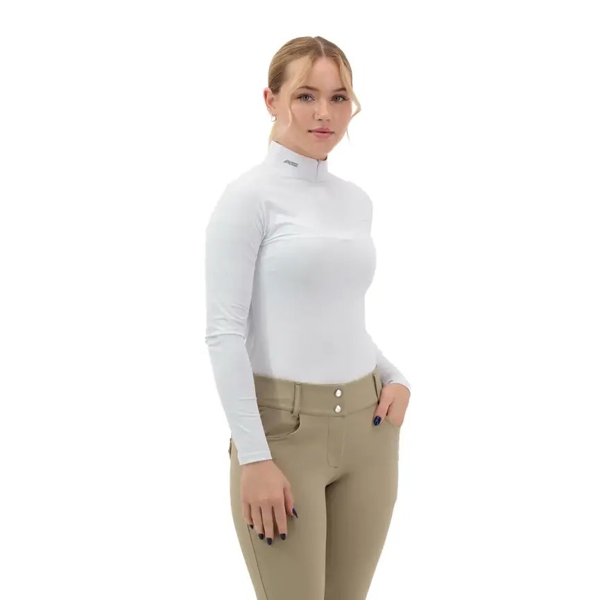 WHITE - ULTRA BREATHABLE LONG SLEEVE SHIRT