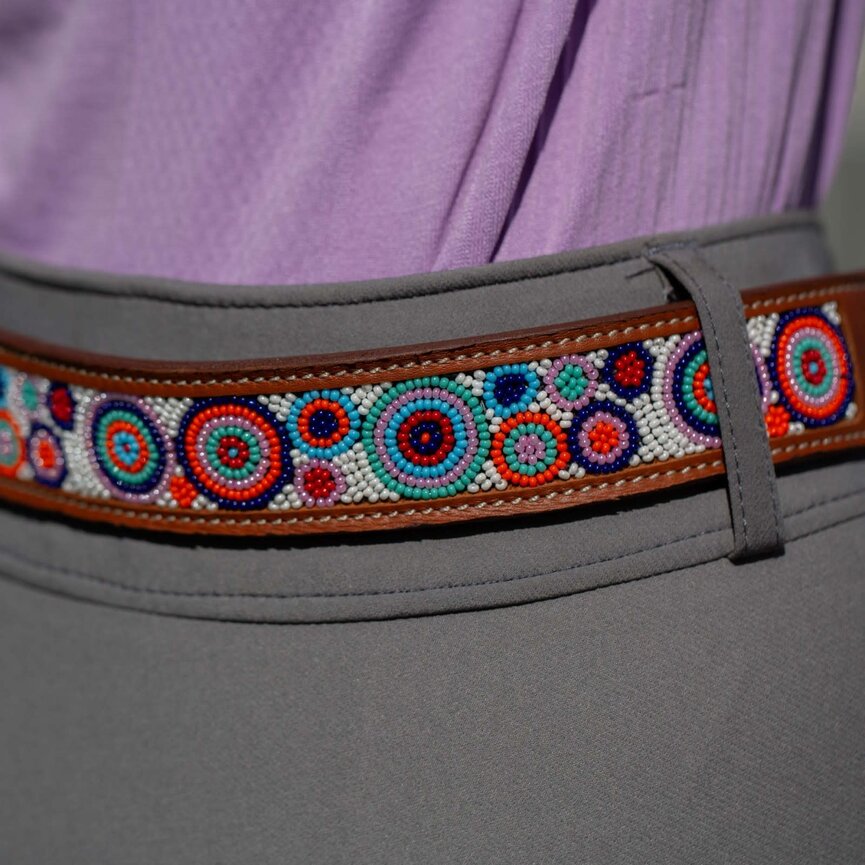 Estelle Hand Beaded Belt