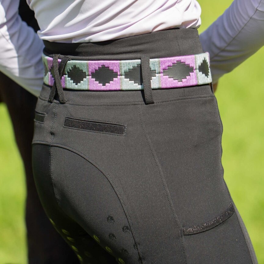 Siri Polo Belt - Black/Orchid Mist