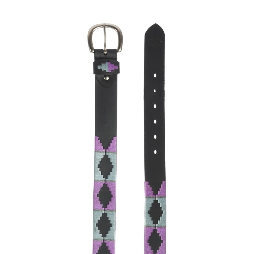 Siri Polo Belt - Black/Orchid Mist