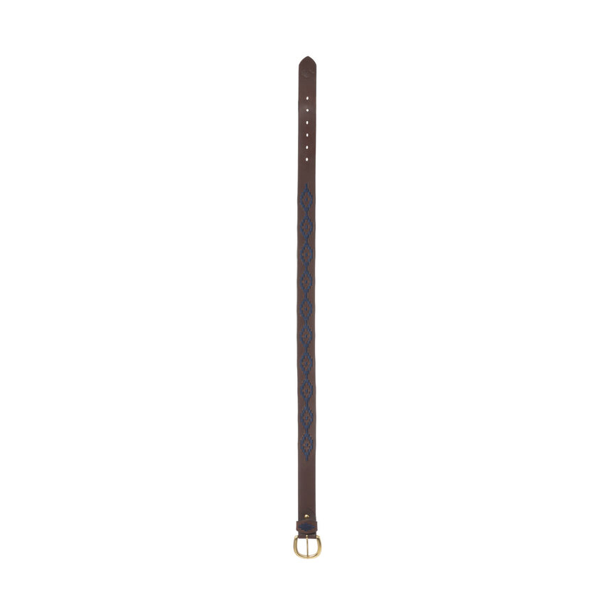 Siri Polo Belt - Brown/Navy