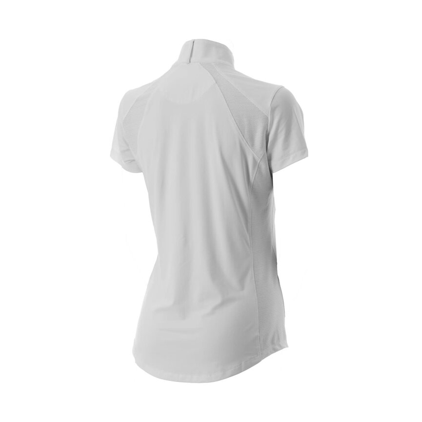 Sonja Womens Short Sleeve Show Shirt - White/Orchid Mist