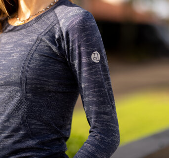 Under Armour Haut à Manches Longues Femme - UA Train Seamless - Silica
