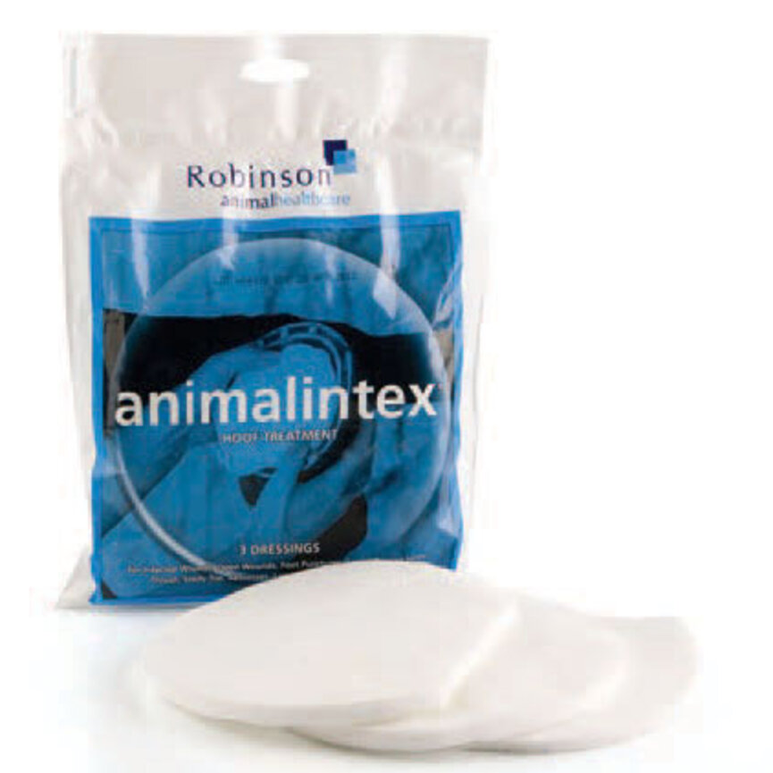 Animalintex Pad Pre-cut Hoof Shape